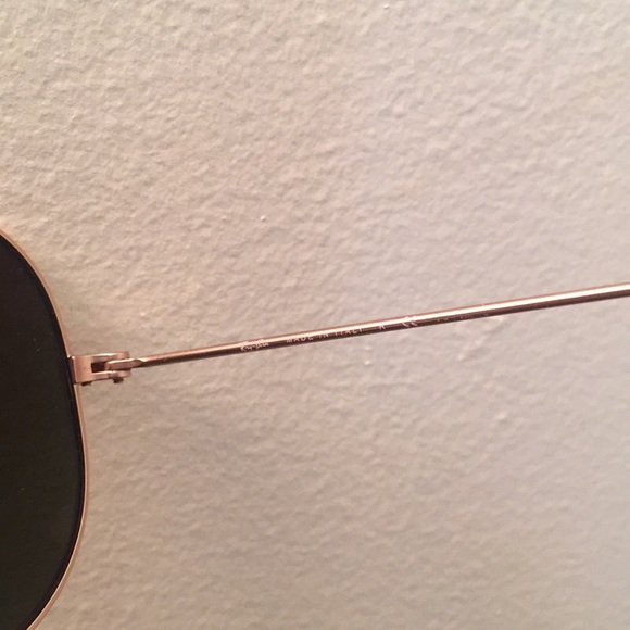 Ray Ban Polarized Mirrored Aviators Never Used Made in Italy 🇮🇹 - Picture 3 of 7